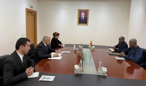 В МИД Туркменистана состоялась встреча с послом Республики Нигер