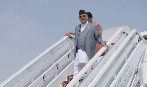 Глава правительства Непала прибыл в Туркменистан для участия в Третьей Конференции ООН