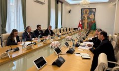 Рашид Мередов встретился с Председателем Парламента Грузии