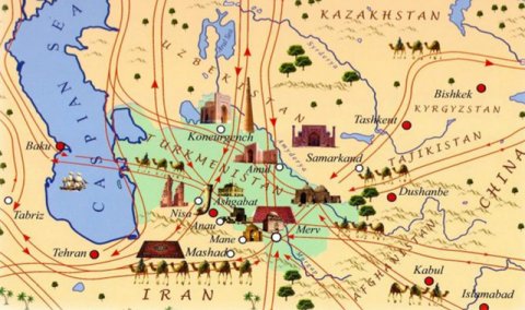 Туркменистан занимает ключевое место на маршрутах Великого Шелкового пути