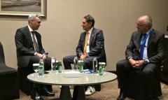 Посол Туркменистана в ОАЭ встретился с гендиректором IRENA