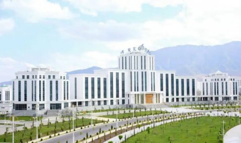 В городе Аркадаг высадили первые саженцы весенней кампании