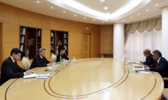В Ашхабаде прошла встреча Рашида Мередова с Генсеком ТЮРКСОЙ