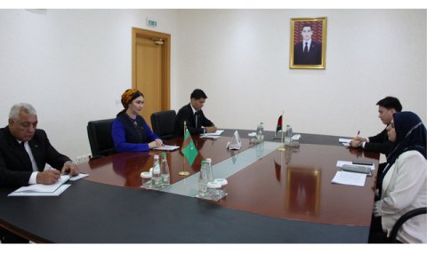 Замглавы МИД Туркменистана встретилась с послом Палестины