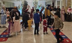 В управлении «Türkmennebitönümleri» организовали новогодний праздник для детей