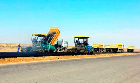 В Дашогузском велаяте Туркменистана ведется модернизация дорожной сети
