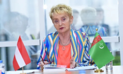 Неда Бергер направила новогодние поздравления Президенту Туркменистана