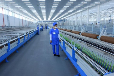 В Байрамалийском текстильном комплексе запустили новый цех