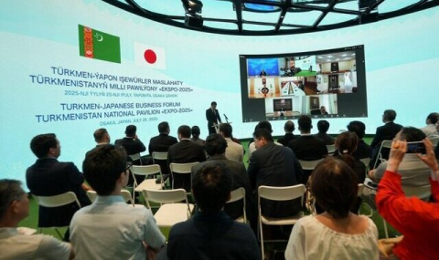В павильоне Туркменистана на ЭКСПО-2025 прошел туркмено-японский бизнес-форум
