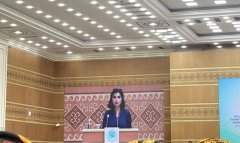 Саида Мирзиёева выступила на международной конференции в Туркменистане