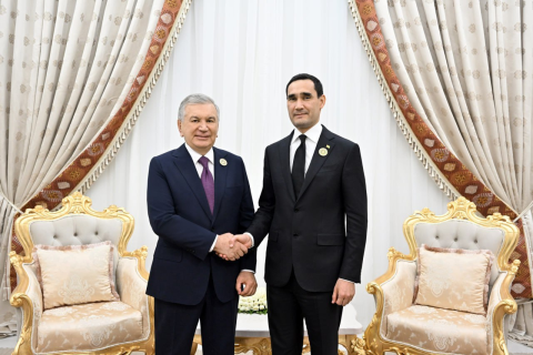 Переговоры Президентов Туркменистана и Узбекистана прошли в Авазе