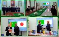 Туркменскому сельхозуниверситету переданы книги в рамках проекта «Read Japan»
