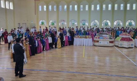 Во Дворце «Döwletliler köşgi» в Ашхабаде состоялись праздничные мероприятия