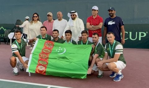 Туркменские теннисисты пробились в IV группу зонального турнира Кубка Дэвиса