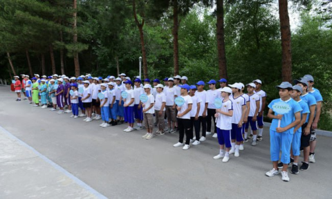 В Гёкдере прошли соревнования по пожарно-прикладному спорту для подростков