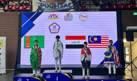 Тхэквондист из Туркменистана стал серебряным призёром чемпионата Азии