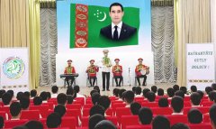 Праздничное мероприятие в Марыйском велаяте посвятили Дню защитников Отечества