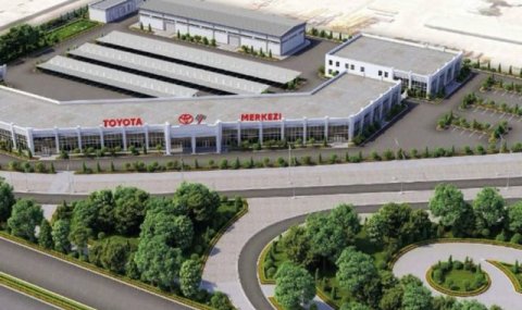 В Ашхабаде ведется строительство нового дилерского центра «Toyota»