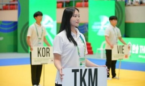 Спортсмены из Туркменистана участвуют в чемпионате Азии по курашу в Южной Корее