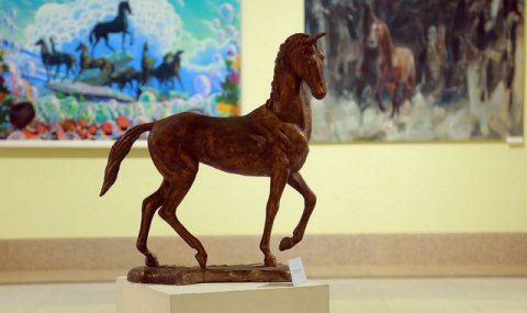 Ахалтекинский скакун объединяет туркменских и турецких художников