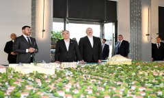 Визит туркменской делегации в центр Sea Breeze у побережье Каспийского моря
