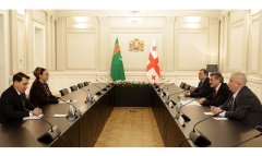 Председатель Меджлиса Туркменистана провела встречу с Президентом Грузии