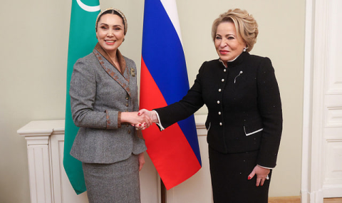 Валентина Матвиенко отметила успешное развитие туркмено-российского сотрудничества