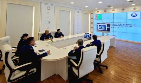 Таможенники Туркменистана участвовали в региональной видеоконференции ВТамО