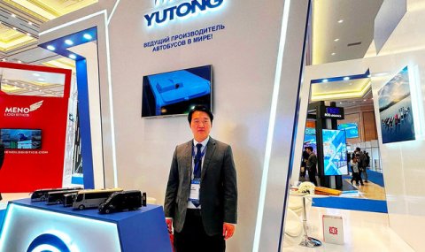 Крупнейший производитель автобусов Yutong участвует в выставке в Ашхабаде