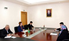 Замминистра иностранных дел Туркменистана встретилась с послом Палестины