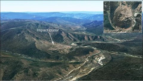 В Китае обнаружен гигантский кратер от древнего метеоритного удара