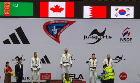Туркменский спортсмен выиграл серебро чемпионата мира по джиу-джитсу