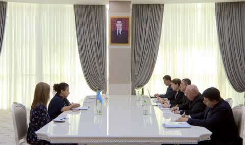 В Авазе прошла встреча главы Минфина Туркменистана с представителями ООН