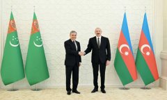 Национальный Лидер Туркменистана провёл встречу с Президентом Азербайджана