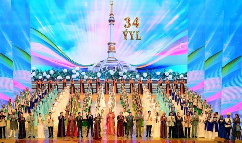 Культурное наследие Туркменистана прозвучало на праздничном концерте