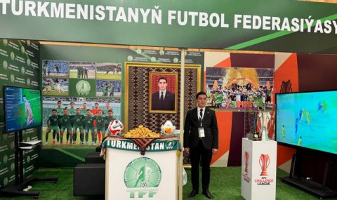 Федерация футбола Туркменистана демонстрирует достижения на Kids Expo 2025