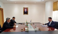 Глава МИД Туркменистана провел переговоры с директором Постпредства АБР