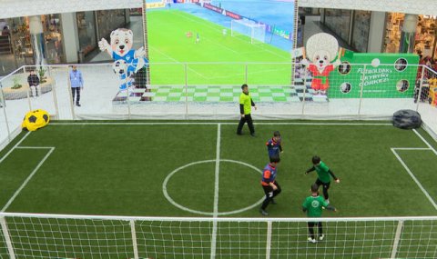 В ТРЦ «Аркач» в Ашхабаде открылась фан-зона к матчу «Аркадаг» и «Аль-Наср»