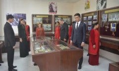 В Музее Туркменабата состоялась встреча «Эстафета Мужества»