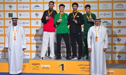 Туркменские каратисты открыли медальный счет на турнире в Фуджейре