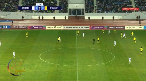 Матч между ФК «Аркадаг» и «Аль-Насром» начался