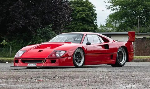 На продажу выставлен уникальный Ferrari F40 с двигателем V12, цена которого вдвое ниже стоимости оригинальной модели